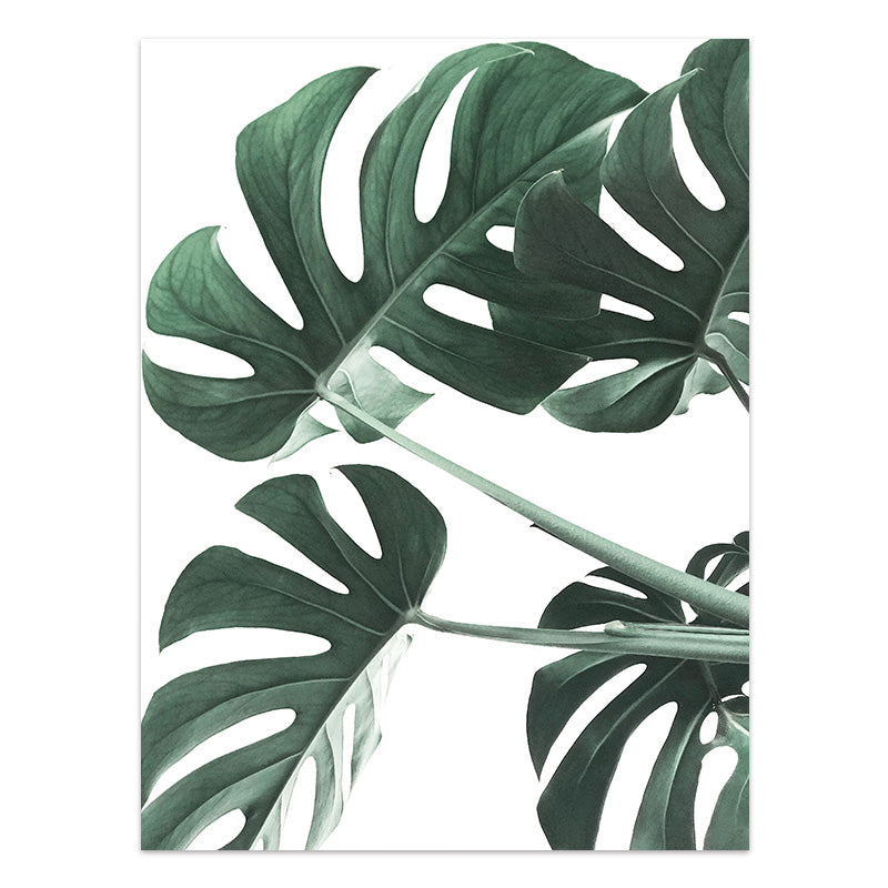 Tropical Leaf Canvas Wall Art Print