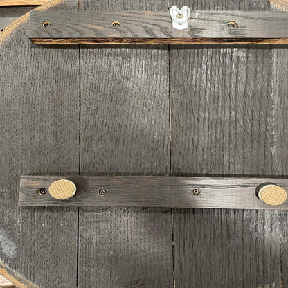 Wooden Wall-Mounted Wine Display Shelf