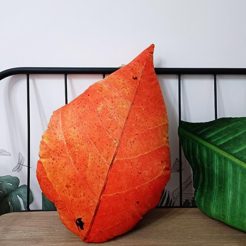 Tropical Leaf Shaped Cushion