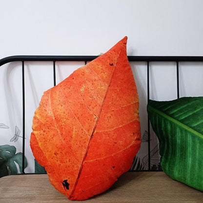 Tropical Leaf Shaped Cushion
