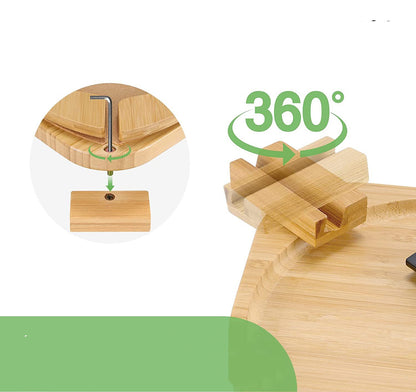 Bamboo Foldable Sofa Arm Table