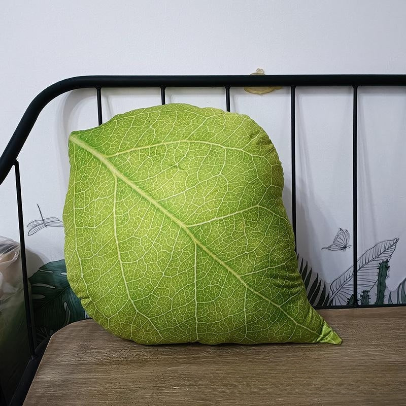 Tropical Leaf Shaped Cushion