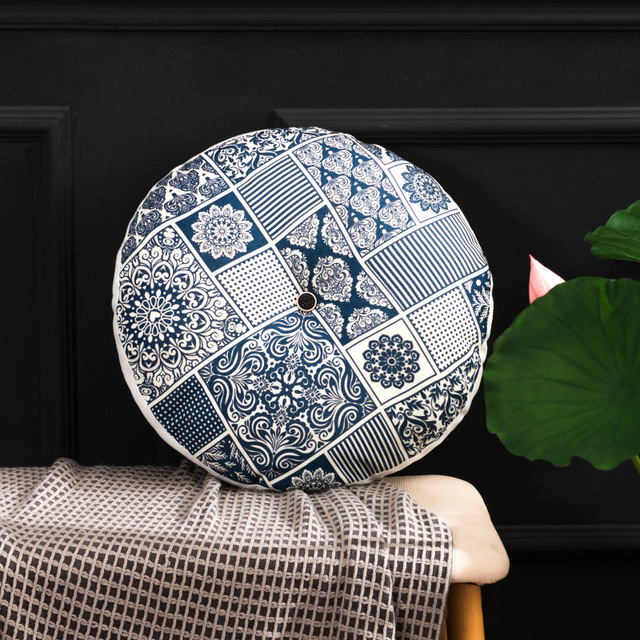 Bohemian Round Floor Cushion Meditation Mat