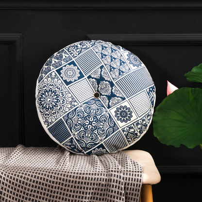 Bohemian Round Floor Cushion Meditation Mat