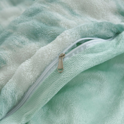 LuxeCloud Reversible Boho Faux Fur Duvet Set