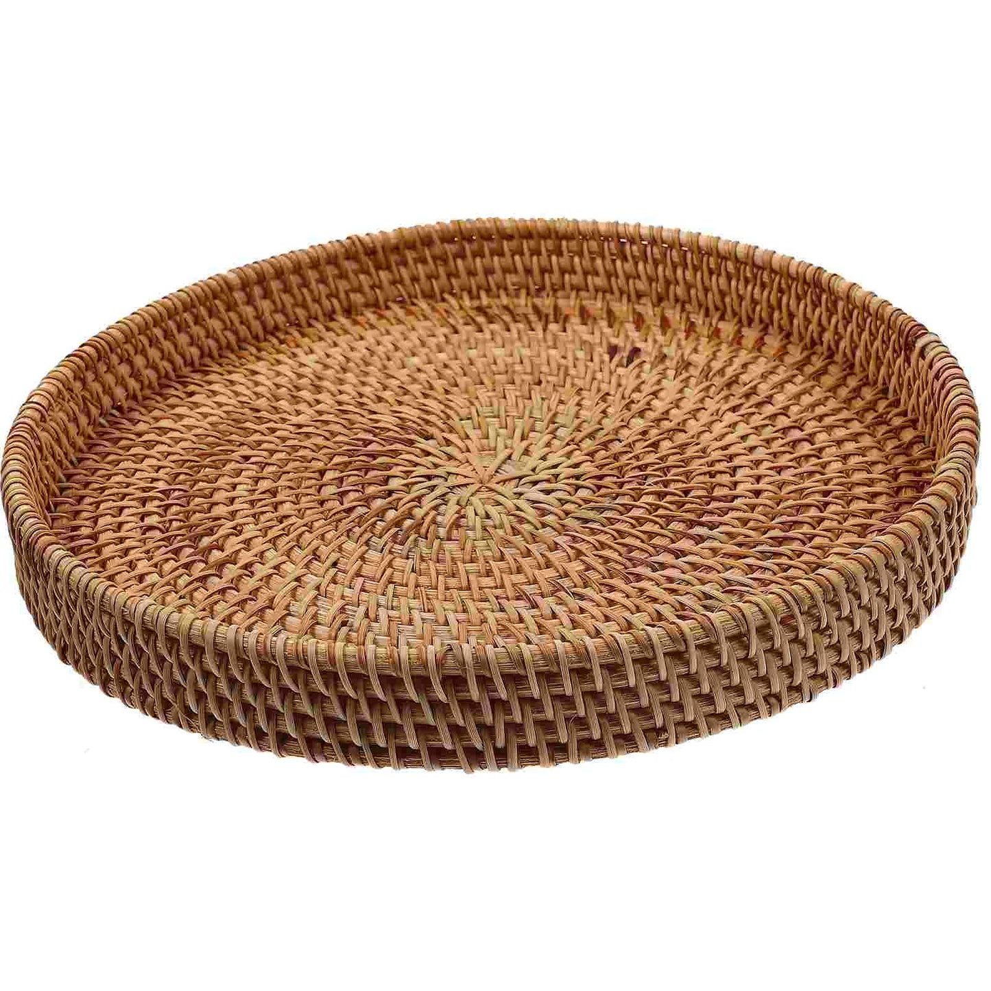 Natural Rattan Charger Plate - Scallop