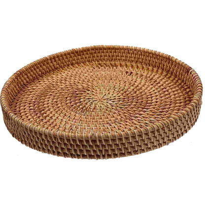 Natural Rattan Charger Plate - Scallop