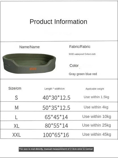 Plush Sofa Bed for Dogs: Joint Care, Stylish & Portable