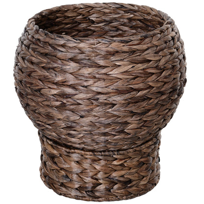 Elevated Wicker Kitten Nest with Plush Cushion