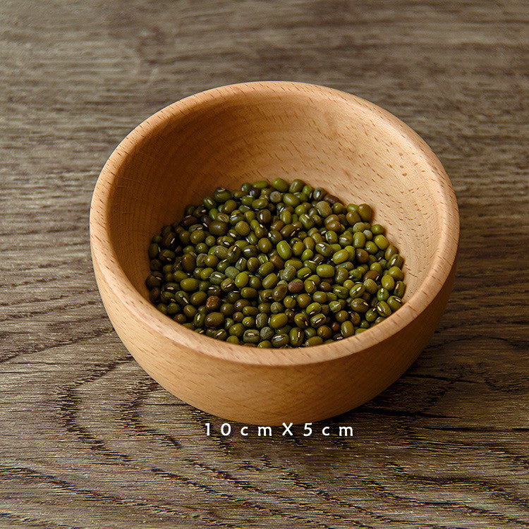 Solid Wood Serving Bowl for Salad & Fruit