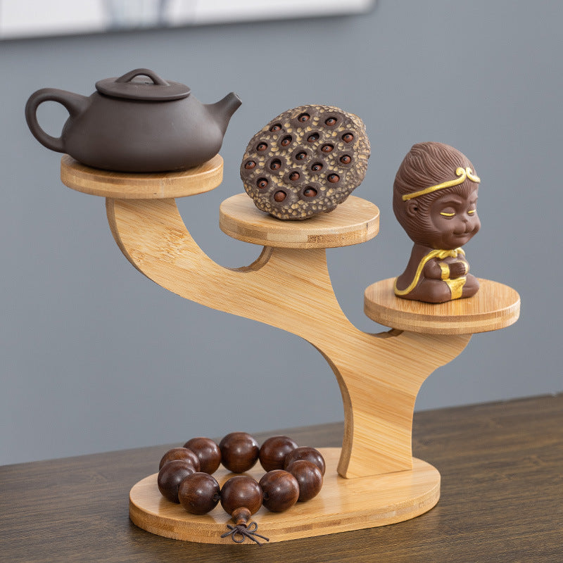 Mini Wooden Countertop Display Stand