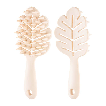 Tropical Leaf Scalp Massage Brush
