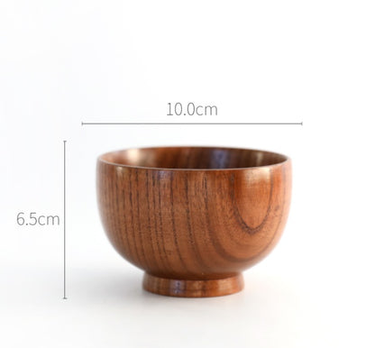 Acacia Wood Serving Bowl – Minimalist Round Kitchen & Table Bowl
