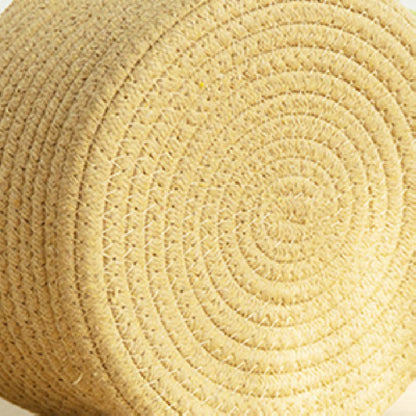 Cotton Rope Desktop Storage Basket with Lid – Woven Organizer with Dust-Proof Cover