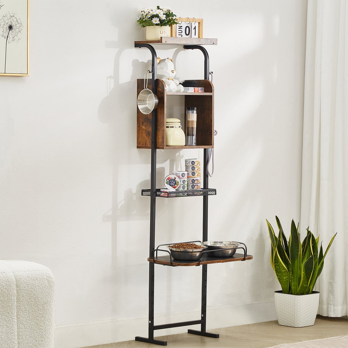 The Omni-Level Elevated Dog Feeder & Storage Station