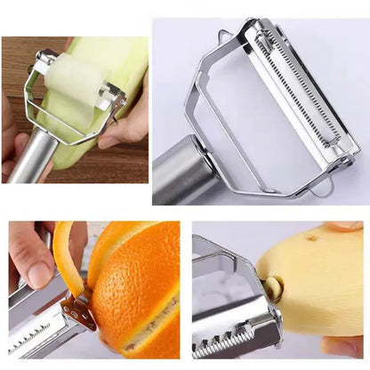 Stainless Steel Vegetable and Fruit Peeler (Set of 2)