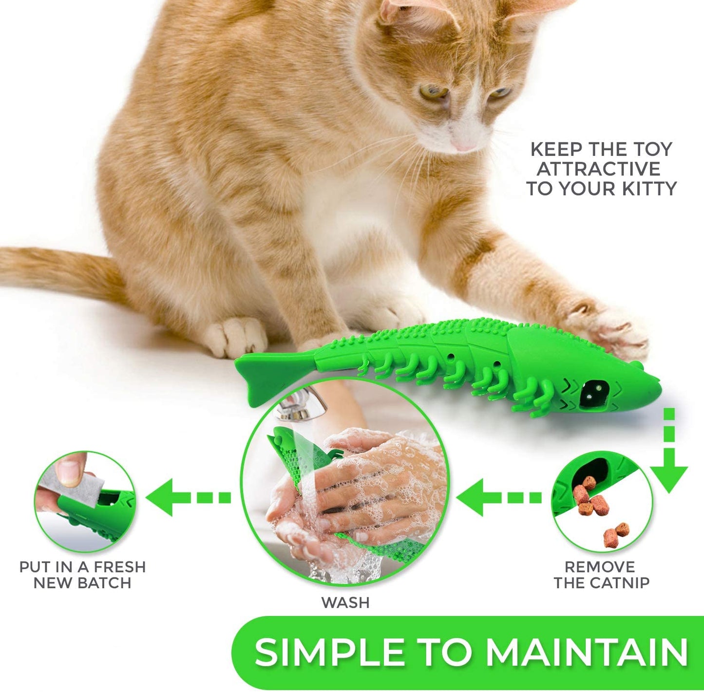 Pet Cat Toothbrush Toy