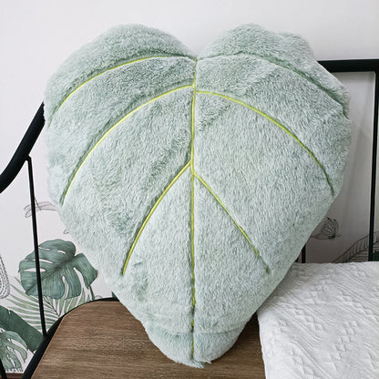 Tropical Leaf Shaped Cushion