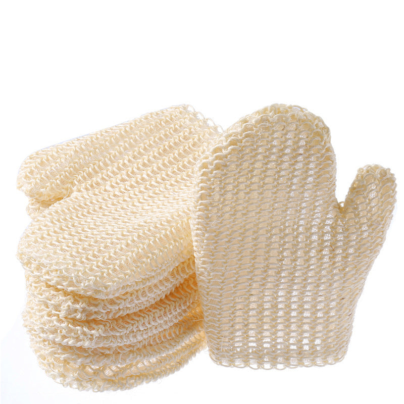 PureNature Eco Jute Exfoliating Bath Glove – Natural Body Scrub & Spa Shower Mitt
