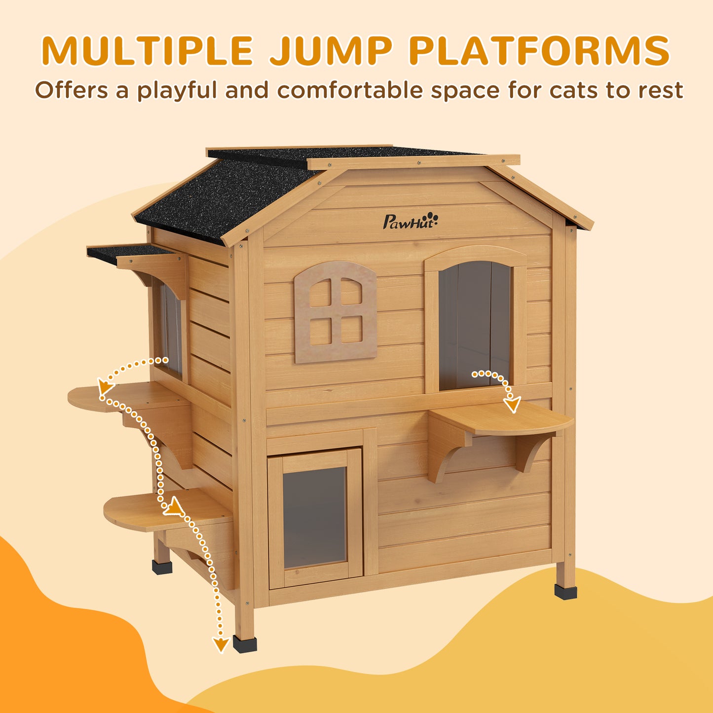 Paws & Perch Multi-Level Outdoor Haven