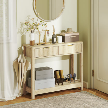 The Flute & Frame Narrow Console