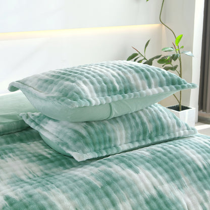 LuxeCloud Reversible Boho Faux Fur Duvet Set